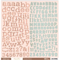 Stickers alphabet AUTUMN PRESS - Studio calico