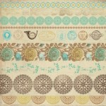 {Madame boutique}Stickers Antiques - Kaisercraft