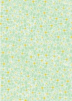 {Jodie&Chico}Textile adhésif Fleurs 43x30 cm - Fabric's