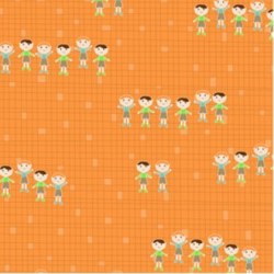 {Jodie&Chico}Textile adhésif Chico 30x30 cm - Fabric's