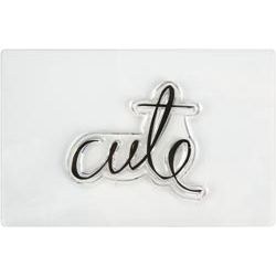 Tampon clear Cute - Heidi Swapp