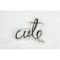 Tampon clear Cute - Heidi Swapp