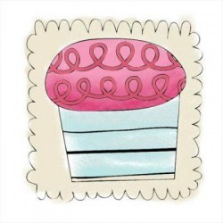 Tampon clear CUPCAKE - Imaginisce