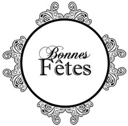 Tampon clear BONNES FETES - Pandore