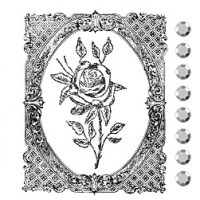 Tampon clear ROSE FRAME - Prima