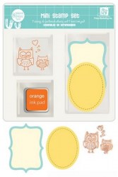 Clear stamp kit OWL - Prima