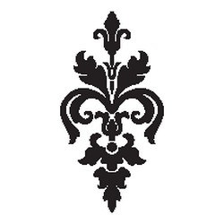 Tampon clear DECORATIVE DAMASK - Shabby green door
