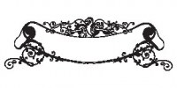 Tampon clear FANCY BANNER - Shabby green door