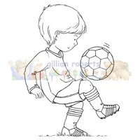 Tampon clear SOCCER CRAZY (Gillian Roberts)