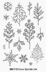 Tampons clear Snow spindle lite – Stampendous