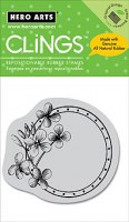 Tampon monté sur mousse LITTLE FLOWER CIRCLE - Hero arts