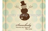 Tampon monté sur mousse SNOWBODY - Unity stamp