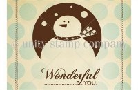 Tampon monté sur mousse SNOW WONDERFUL - Unity stamp