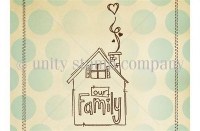 Tampon monté sur mousse OUR FAMILY - Unity stamp