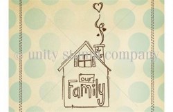 Tampon monté sur mousse OUR FAMILY - Unity stamp