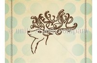 Tampon monté sur mousse SANTA'S REINDEER - Unity stamp