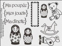 Tampons non montés JOUETS + mousse