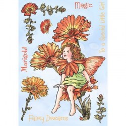 Tampon non monté FLOWER FAIRY MARIGOLD 