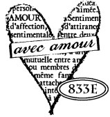 Tampon non monté AVEC AMOUR - Cats life press