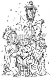 Tampon non monté THE SINGING 3 KINGS - In2Stamps