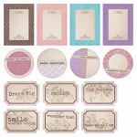 {All I ever}Die cuts elements - 7 Dots studio