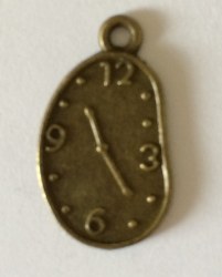 Charm HORLOGE DÉFORMÉE bronze