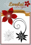 Tampon clear EDELWEISS ET POINSETTIA - Lorelaï design