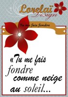 Tampon clear TU ME FAIS FONDRE - Lorelaï design