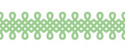 Perfo bordure TRELLIS LOOPS TRIM - Martha Stewart