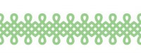 Perfo bordure TRELLIS LOOPS TRIM - Martha Stewart