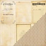 {Heritage}Note cards vertical/Dot - Bazzill