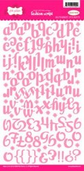 Stickers FASHION SCRIPT LIGHT PINK - Pink paislee