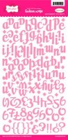 Stickers FASHION SCRIPT LIGHT PINK - Pink paislee