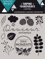 {Capsule septembre 2016}Tampons clear DOUCEUR AUTOMNALE - Florilèges