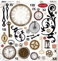 Chipboards TIMEPIECE - Bo Bunny