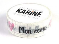 {Se mettre au vert} Masking tape ENJOY LIFE - Les ateliers de Karine