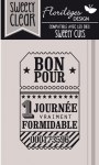 {Capsule juin 2016}Tampon clear TICKET JOURNEE FORMIDABLE - Florilèges