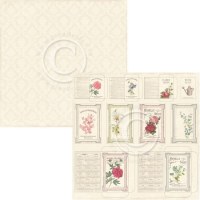 {Vintage garden}Seed packets - Pion design