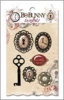 {Timepiece}Embell metal trinkets - Bo Bunny