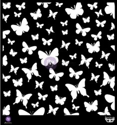 Pochoir ELEMENTALS STENCIL BUTTERFLIES - Prima par Finnabair