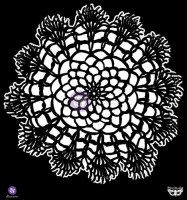 Pochoir ELEMENTALS STENCIL DOILY GM - Prima par Finnabair