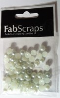 Demi perles BLEUTE 7mm - Fabscrap's