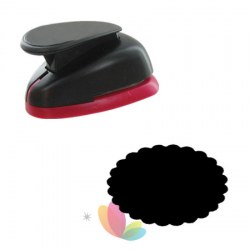 Perfo OVAL FESTONNE 7.6 cm - Alyssiane