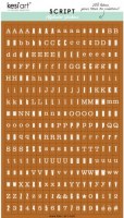 Stickers alphabet SCRIPT CAMEL - Kesi'art