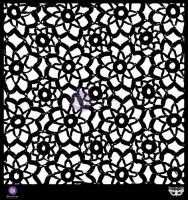 Pochoir ELEMENTALS STENCIL LACE - Prima par Finnabair