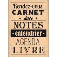 Tampon bois A VOS CARNETS - Florilèges