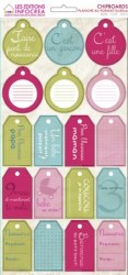 Chipboards BEBE TAGS - Infocréa