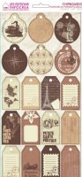 Chipboards VOYAGE TAGS - Infocréa