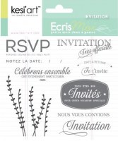 Tampons clear INVITATION - Kesi'art