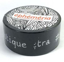 Masking tape MOTS HASHTAG FOND NOIR - Ephemeria